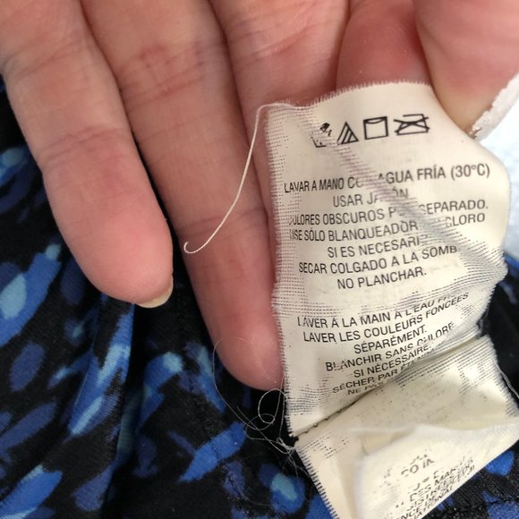 Speedo Blue One Piece Swimsuit 10 Lightly Padded - Picture 4 of 5